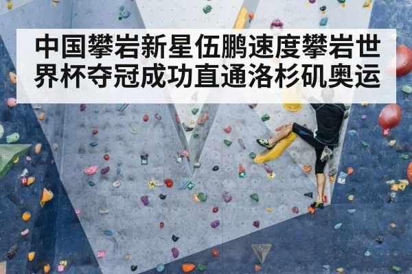 中国攀岩新星伍鹏速度攀岩世界杯夺冠成功直通洛杉矶奥运